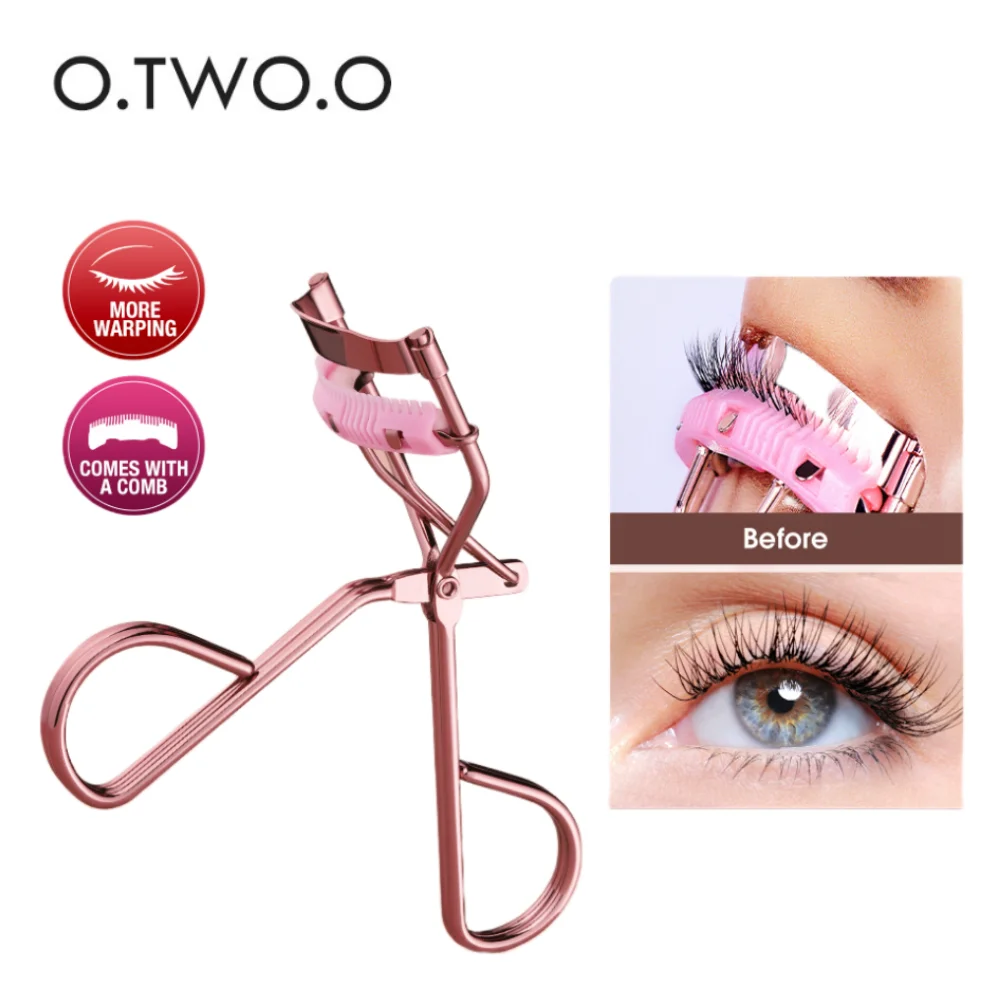 

O.TWO.O Eyelash Curler Comb Eyelashes Fits All Eye Shapes Lash Lift Curling Clip Long Lasting Natural Eye Makeup Cosmetics Tools