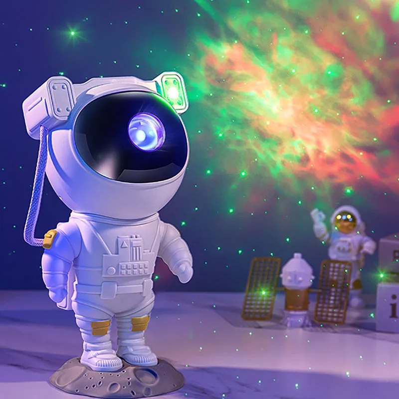 

Modern Creative Starry Sky Astronaut LED Table Lamp for Bedroom Living Dining Video Children Baby Room Nursery Home Indoor Decor