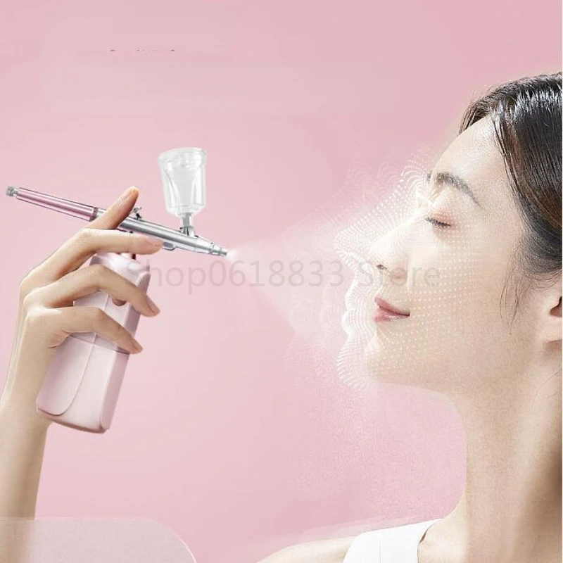 Hand-held High-pressure Nano-oxygen Injection Instrument Cold Spray Facial Steaming Face Into The Water Replenishment Instrument