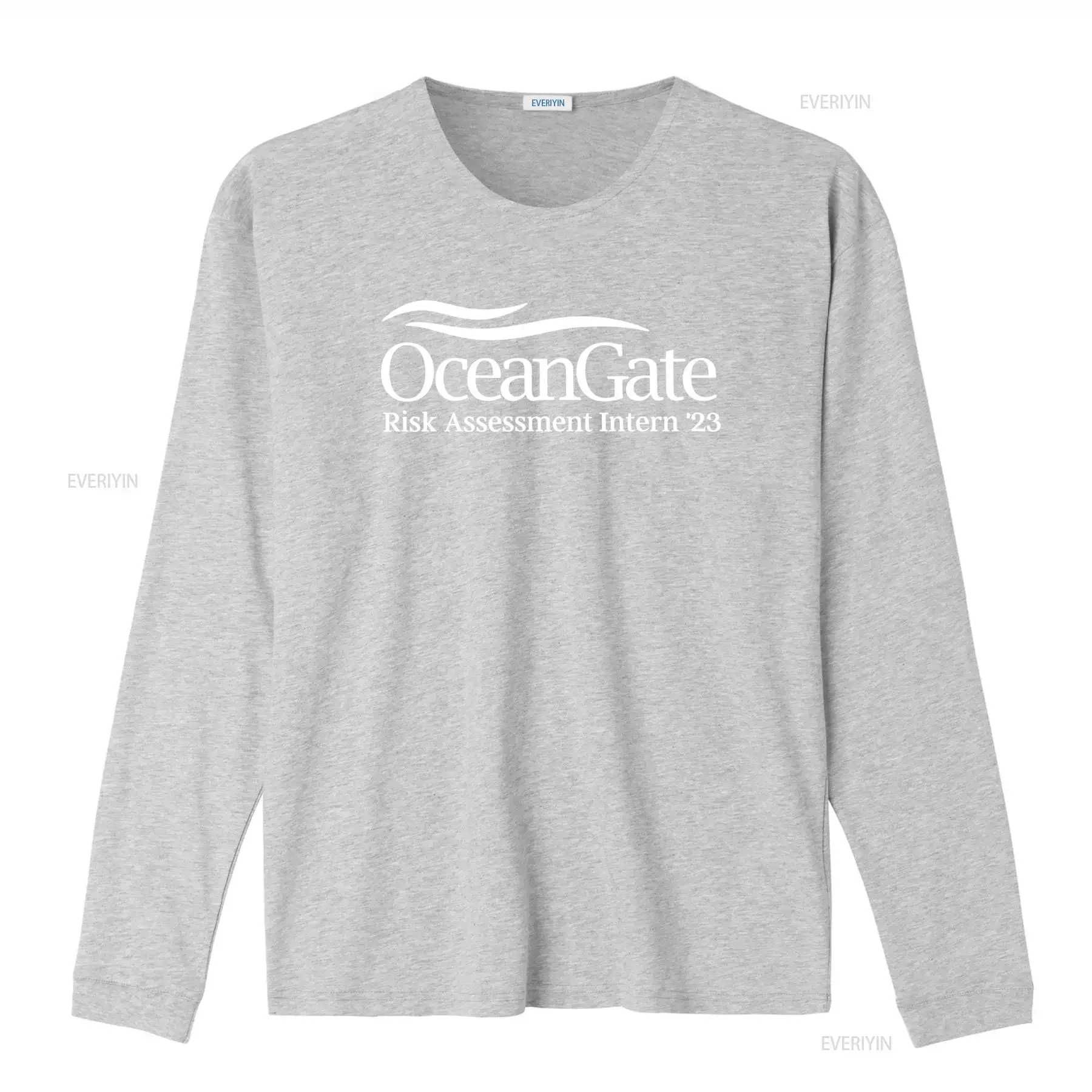 Фото Футболка Oceangate Risk Assessment Intern '23, стильный уникальный дизайн для законодателей моды, винтажная, в стиле стритвир, повседневная, мужская. №4