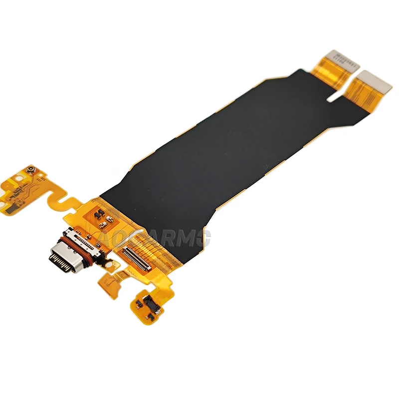 Фото Aocarmo для Sony Xperia 5 III / X5iii 5G Mark3 XQ-BQ72 зарядный порт зарядная док-станция USB Type-C гибкий кабель запасная часть №5