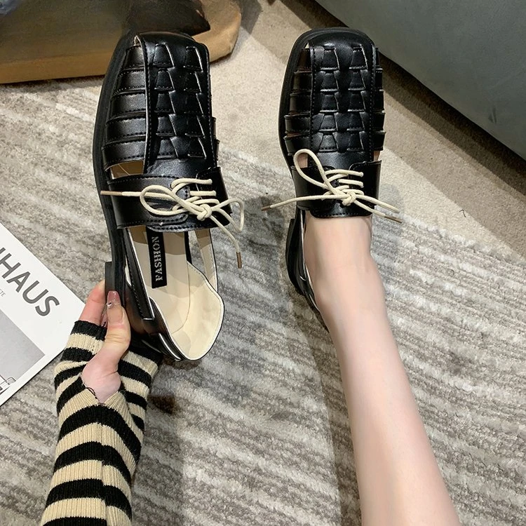 

Designer Trend Roman Sandals Women's Elegant Single Shoes Women's Summer Shallow Mouth Flats Casual Comfortable Shoes 2023