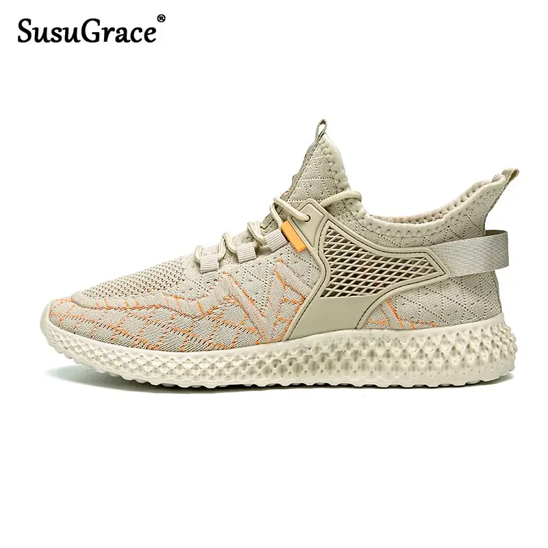 

Susugrace Air Mesh Men's Runing Shoes 2022 New Quality Lace Up Training Comfortable Breathable Jogging Trends Zapatos De Mujer