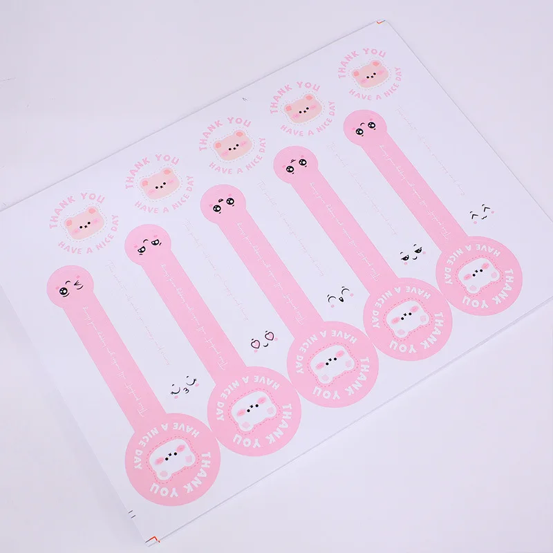 

100 шт., длинные наклейки для выпечки, 3 х10 см