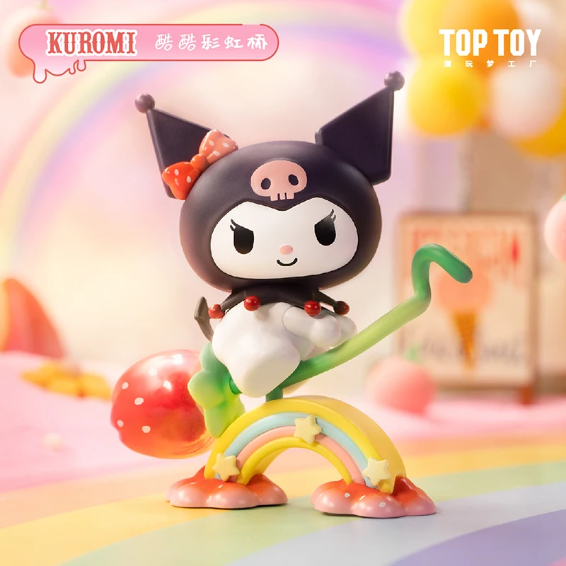 

Sanrio Strawberry Island Blind Box Toptoy Kuromi Melody Pochacco Cinnamoroll Cartoon Model Toys Figurs Gifts for Kids Girls