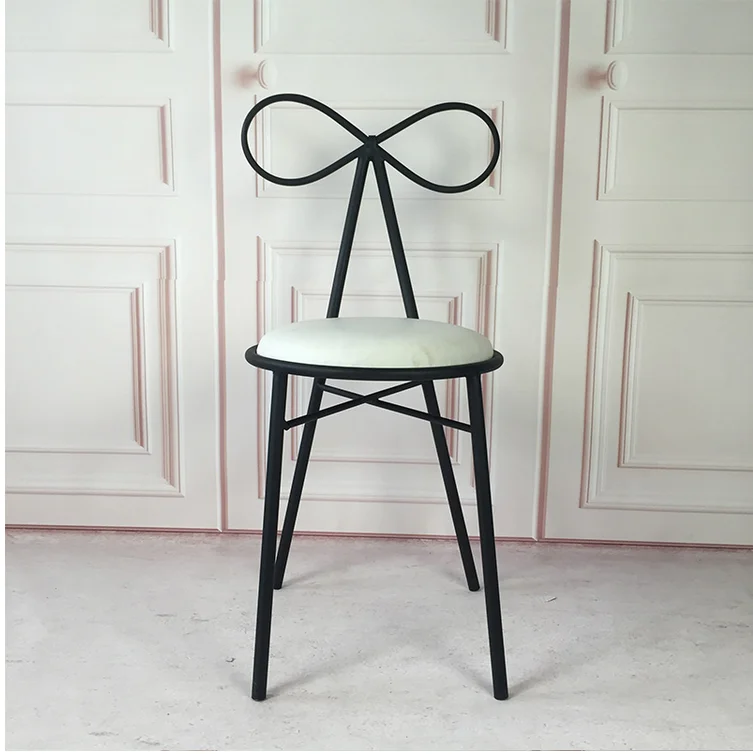 Качественный Металлический Стул модный скандинавский барный стул для отдыха