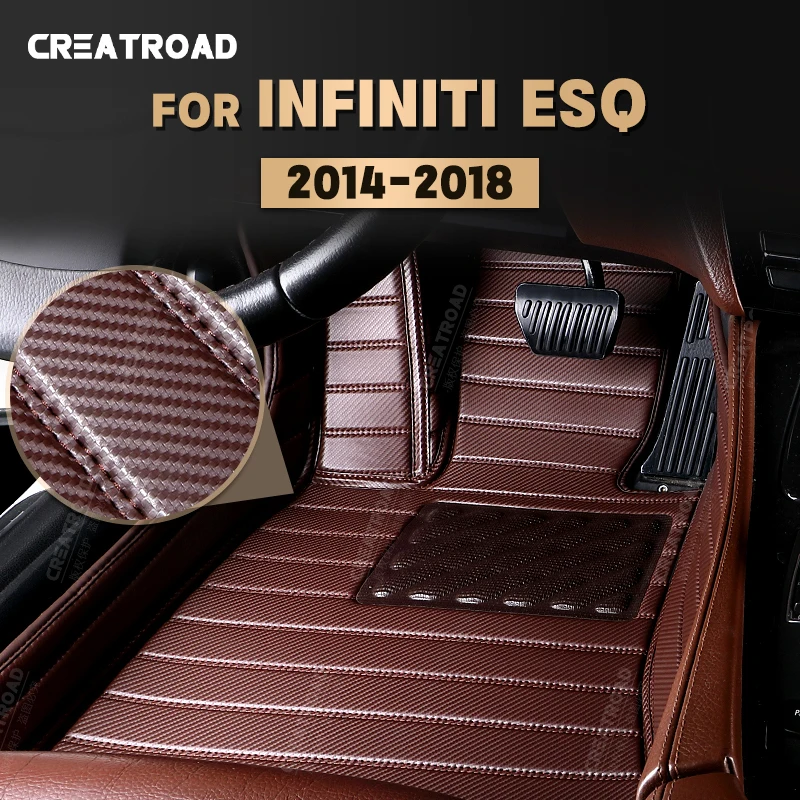 Коврики из углеродного волокна на заказ для Infiniti ESQ 2014 2015 2016 2017 2018 ковер ног