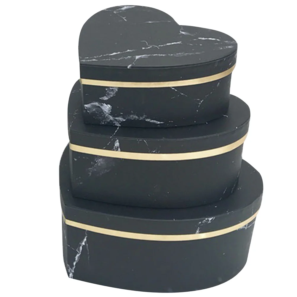 

3pcs Proposal Valentine Christmas Gift Packaging Flower Boxes Heart Gift Boxes