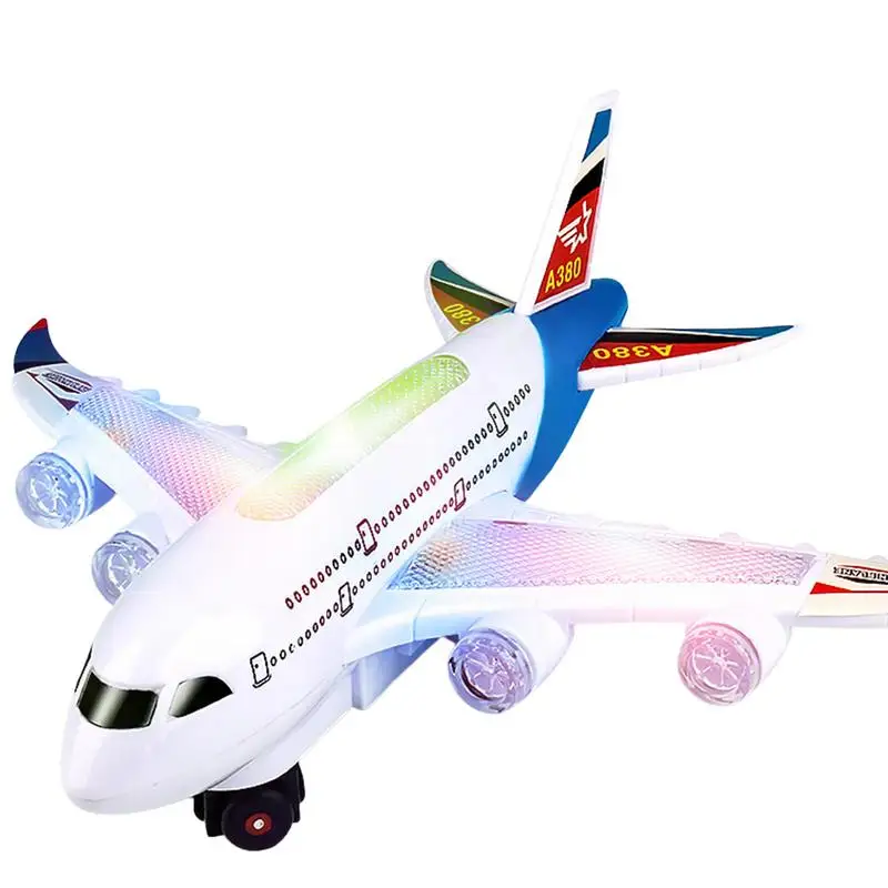 

Airplane Toys For Kids Big Model Realistic Aircraft Plane Battery Operated For Kids Boys Girls Toddler Travel 3 Years Old