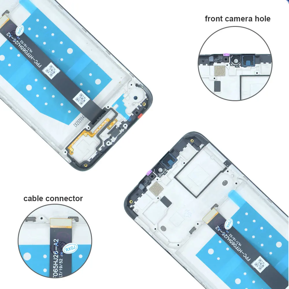 ЖК-дисплей для Motorola Moto One Fusion, сенсорный экран в сборе, замена дигитайзера для Moto One Fusion XT2073 с рамкой (art.: 3920d3af61fa5) - 3920d3af61fa5