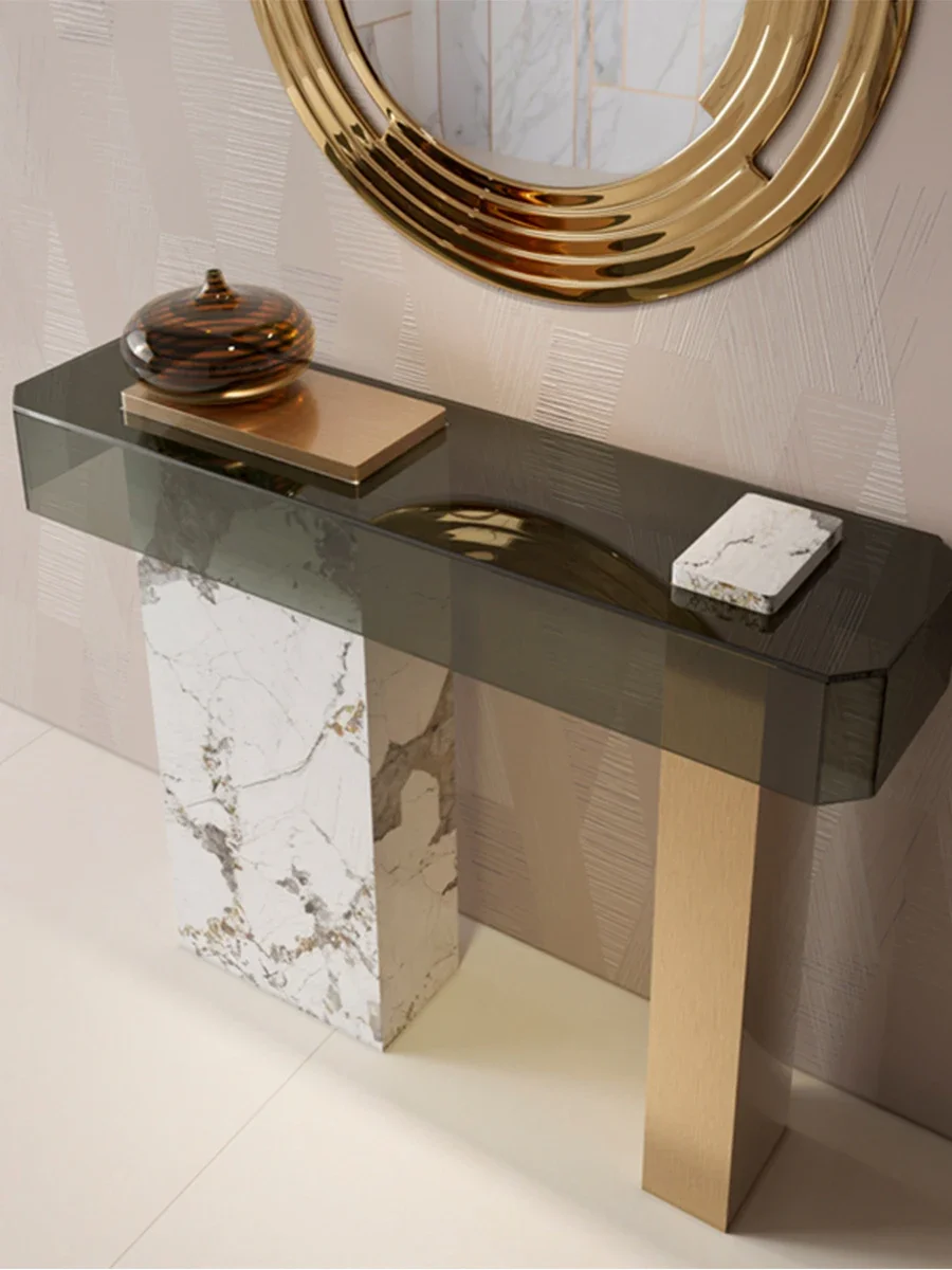 Входная дверь входная стена Zhuo доступный роскошный стиль высококлассный консоль