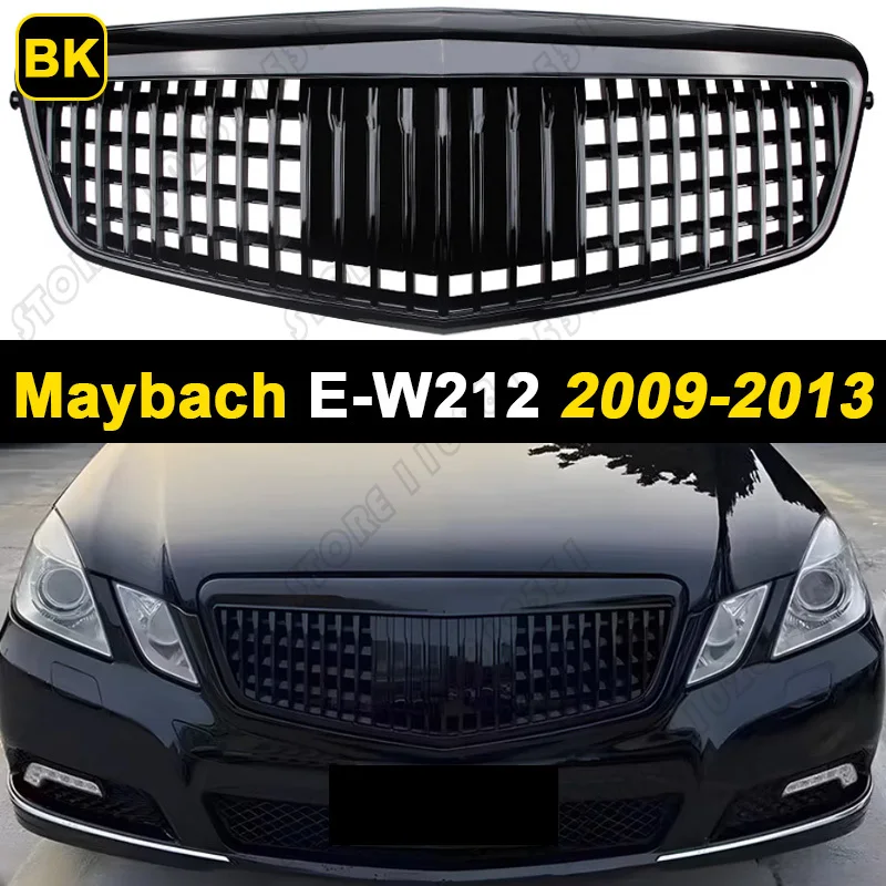 

Для 2009-2013 W212 E Class Sedan Mercedes Benz E200 E250 E300 E350 E400 E500 E550 E63 AMG GT Бампер Mesh Racing Grille