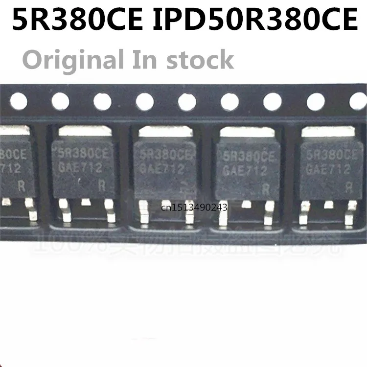 

Оригинальный Новый 5 шт./5R380CE IPD50R380CE TO-252 550 в 14.4A TO252
