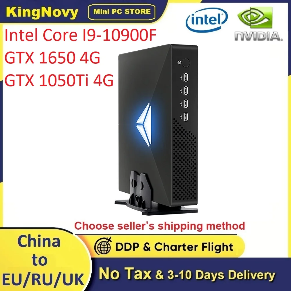 

10th Gen i9 Mini Gaming PC Intel Core I9-10900F Nvidia GTX 1650/1050Ti 4G Desktop Computador 2*DDR4 NVMe Windows 10 Pro WiFi