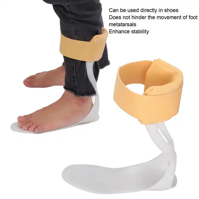 

Orthopedic Brace Drop Foot Brace Low Arch Half Palm Design Ultra Thin Light Weight Ankle Foot Orthosis Correction Support