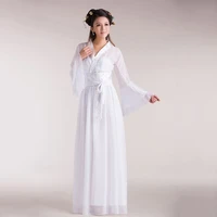 womens adult ethnic classical dance costumes chinese style elegant whitered costume performance hanfu clothing for girls