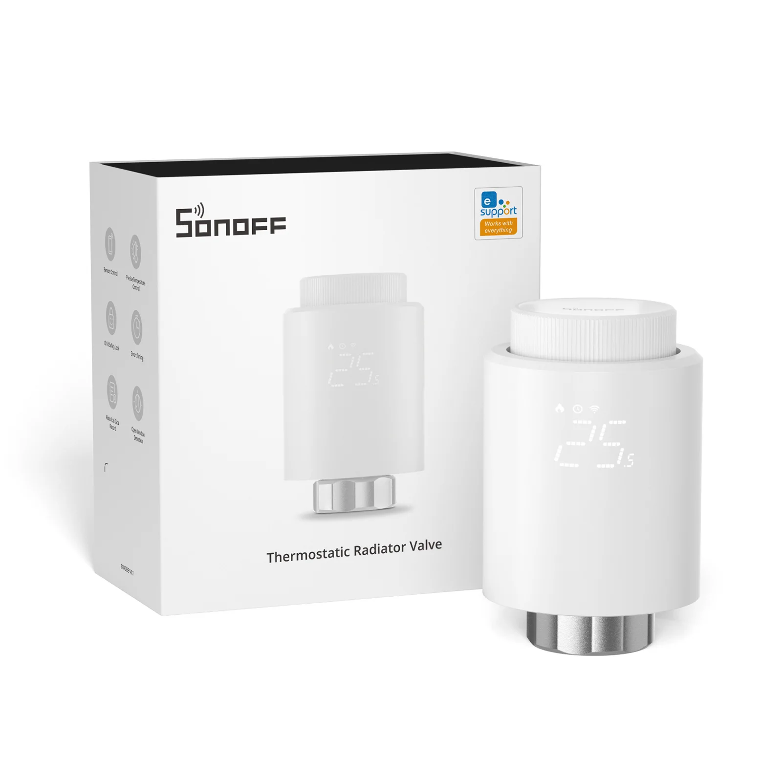 

SONOFF TRVZB Zigbee Термостатический клапан радиатора