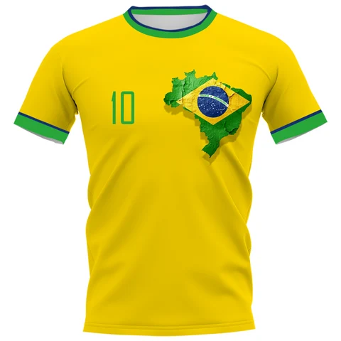 Футболка HX с надписью «сделай сам», с рисунком бразильского флага, модные футболки с коротким рукавом и 3D принтом, 2022, повседневная одежда для активного отдыха, летние топы