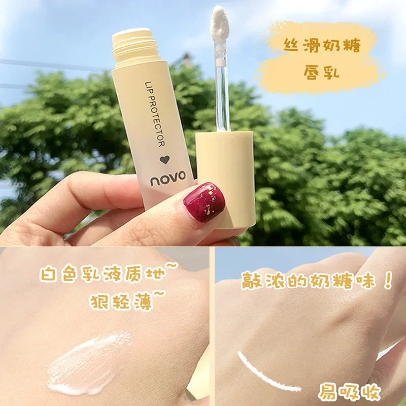 NOVO Shea Butter Repair Лосьон для губ Увлажняющий и увлажняющий праймер Уменьшает линии