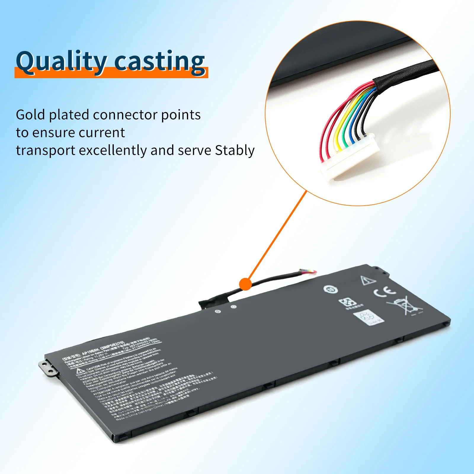 Аккумулятор BVBH AP19B8K для ноутбука ACER Aspire A314 A315 A317 11 25 в 3713 Вт/ч