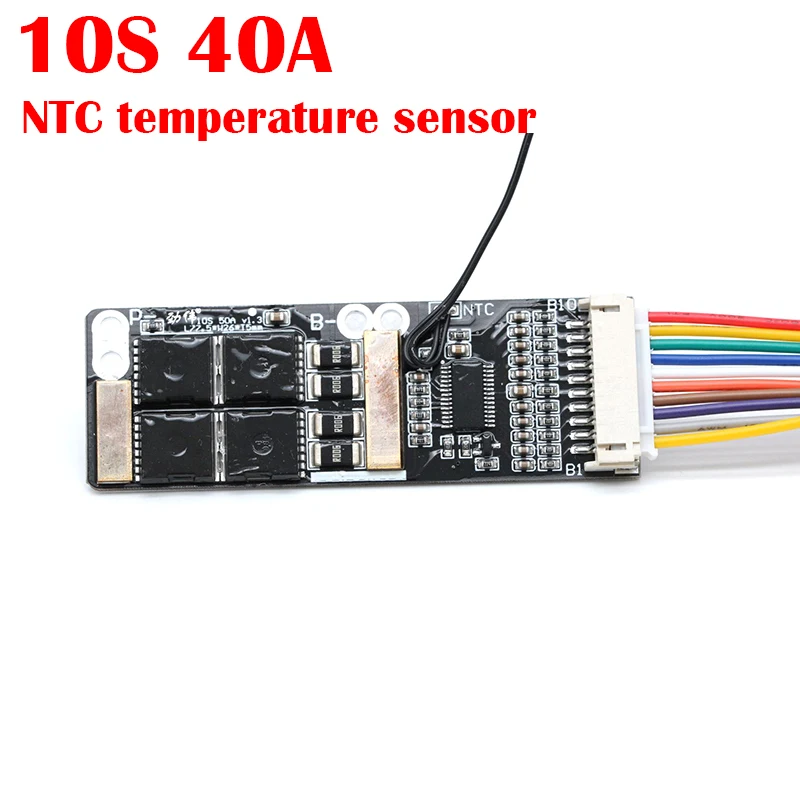 NTC 6S 7S 10S 24V 30A 40A 50A 18650 Защитная плата литий-ионной литиевой батареи 25 2 V 29 4 36V BMS для