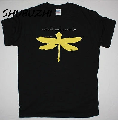 

COHEED AND CAMBRIA DRAGONFLY PROGRESSIVE METAL ALTERNATIVE MEN T-SHIRT fany fashion brand mens tee shirt print shirts
