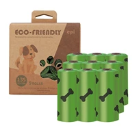 biodegradable dog poop bags supplies eco friendly 1080 counts green 5 9 rolls waste bags unscented clean garbage bolsas