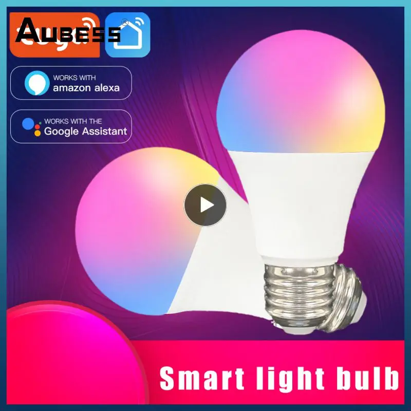 

1/3/5PCS Smart Light Bulb Ac100-240v Rgb Zigbee Led Bulb Tuya Smart Life Voice Control Led Bulb Light Smart Home