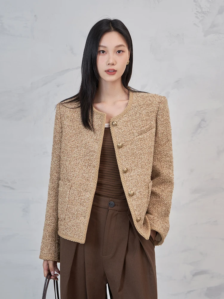 Move by Exquisite Graceful Fashion Temperament Утягивающее светское универсальное короткое пальто