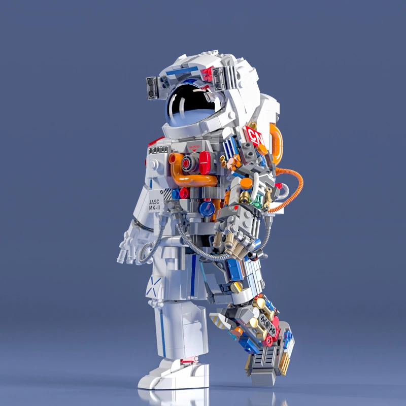 

Конструктор MOC детский механический, модульный Строительный кирпич для астронавта, для самостоятельного изучения и приключений