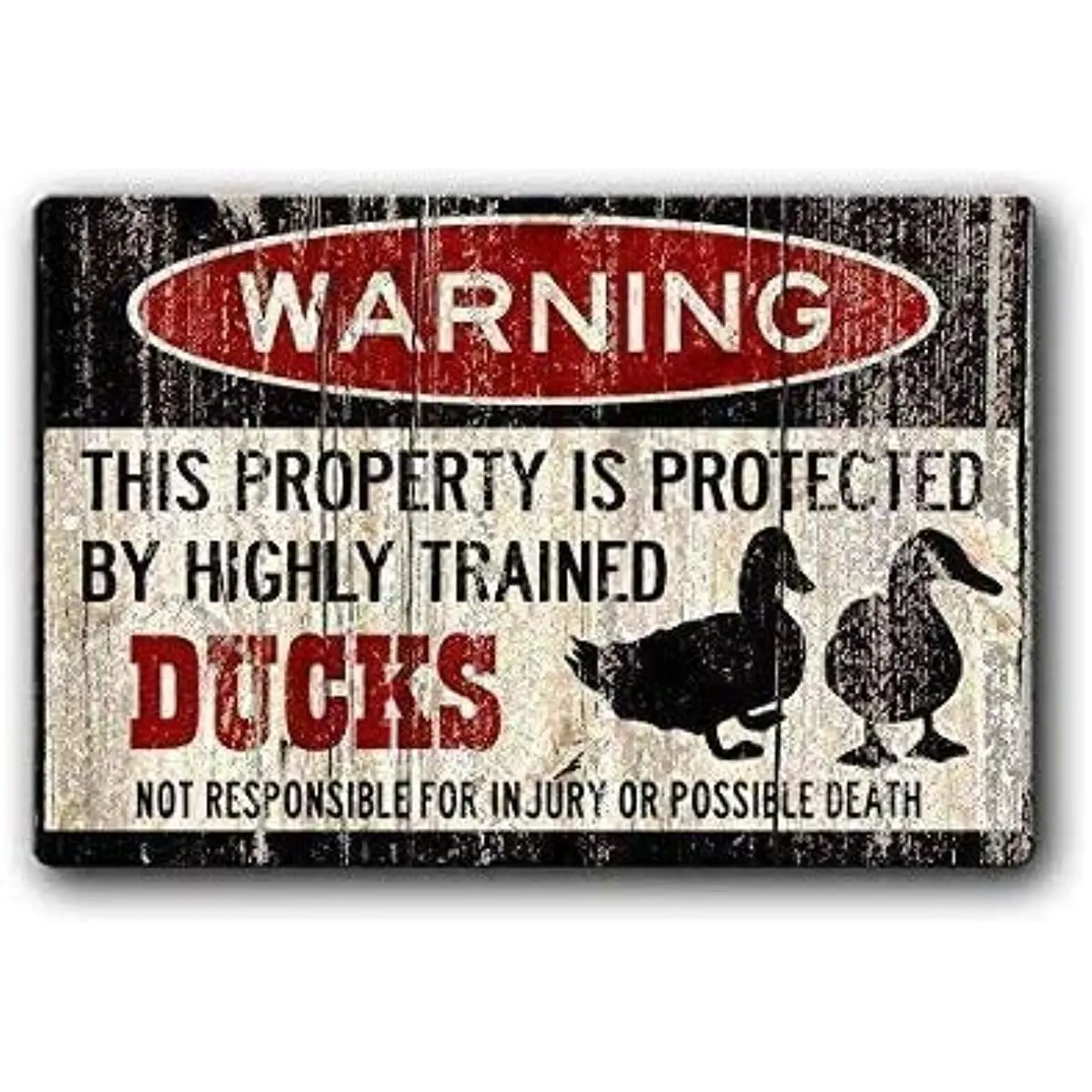 

Custom Tin Fashion Duck Sign, Duck Egg, Fun Duck Farm Logo Iron Painting 8X12 Inch Metal Tin Sign Wholesale Metal Wall Decor