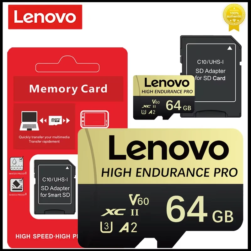 Фото Карта памяти Lenovo SD 1 ТБ, высокоскоростная TF-карта, карта Micro SD для видео 4K Full HD, 128 ГБ, 256 ГБ, 512 ГБ для камер Xiaomi и ПК. №5
