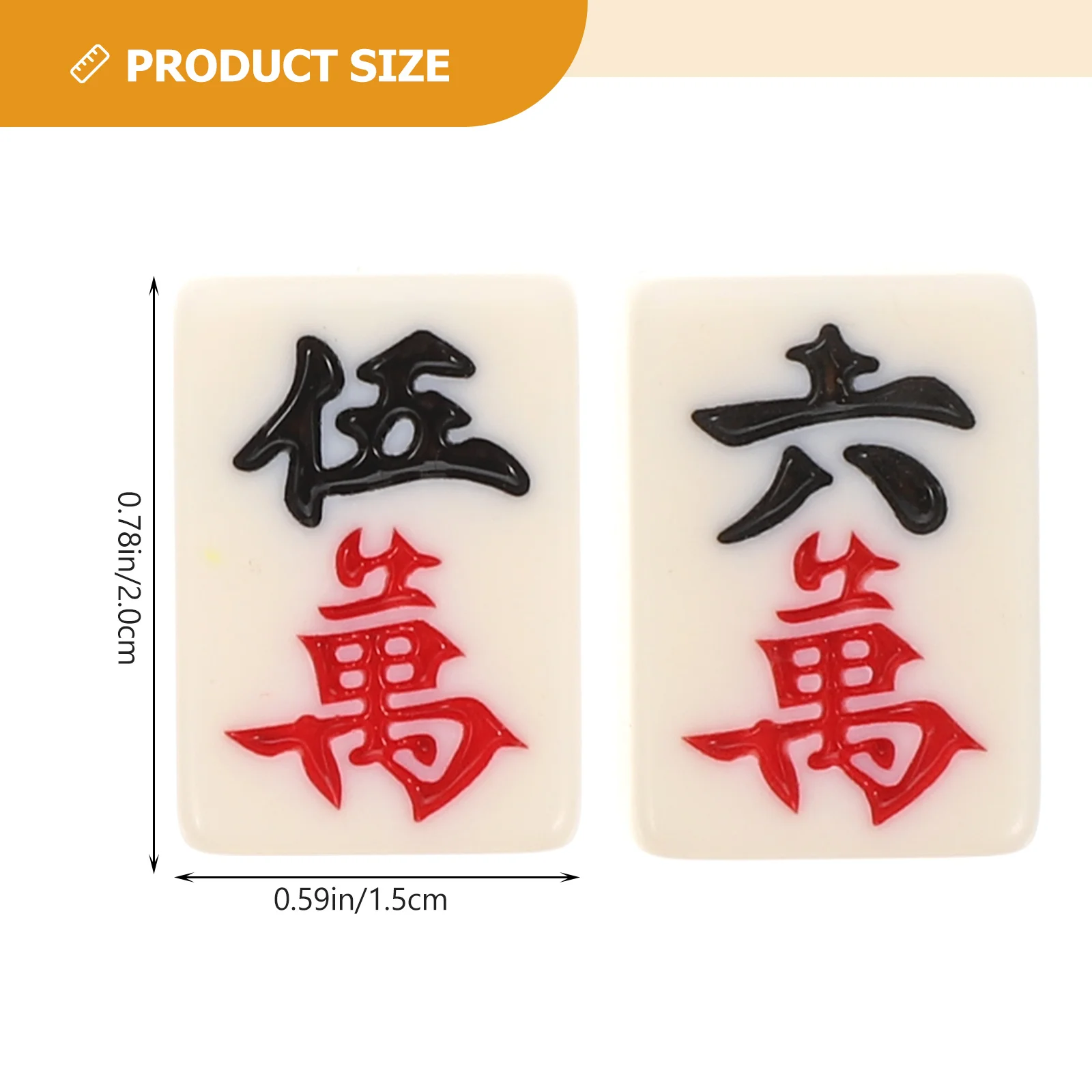 Chinese Mahjong Game Set Classic Traditional Tiles Mini Numbered Mah-Jongg Set Portable Travel Board Game Family Fun Toys images - 6