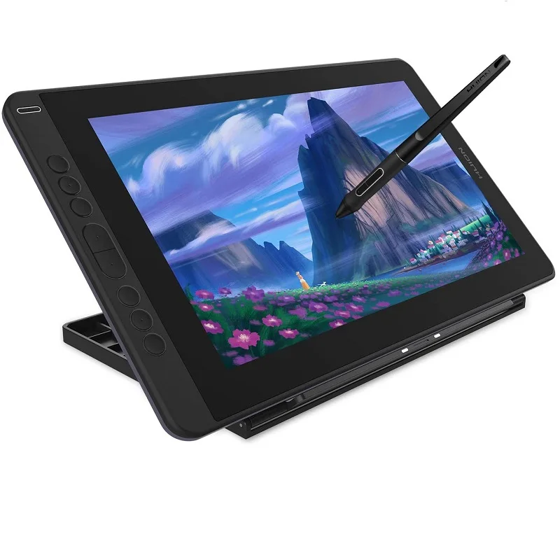 

Cheap full function one type-c huion kamvas 13 lcd display electronic design digital pen drawing graphic tablet monitor
