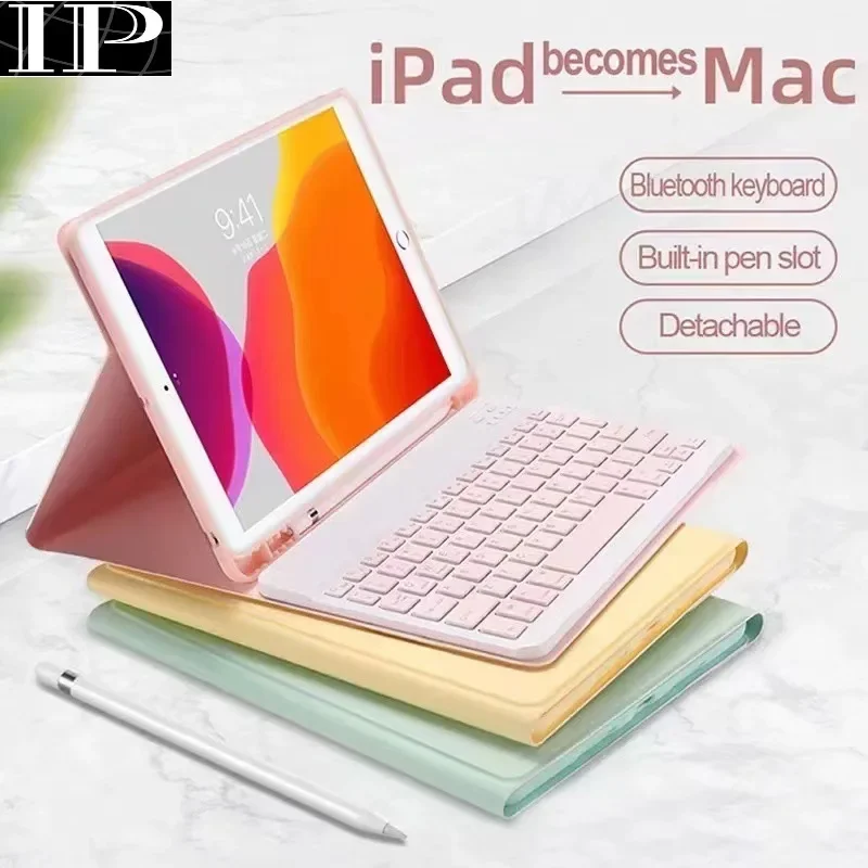 Чехол для iPad 6-го поколения 5-го 9 7 дюйма чехол Air 1 2 клавиатуры 2017 2018 iPadAir с гнездом