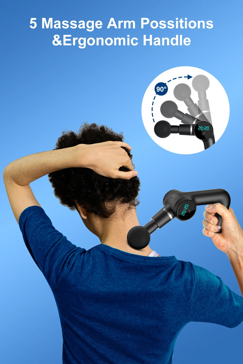 CO-HUAl электрический мини-инструмент для глубокого массажа мышц низкая цена