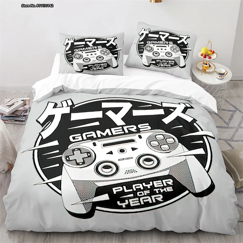 

Fashion Gamepad Series Children Adult Bedroom Decoration Home Textile Bedding Set 3d Digital Printed Bedding 2-3 PCS