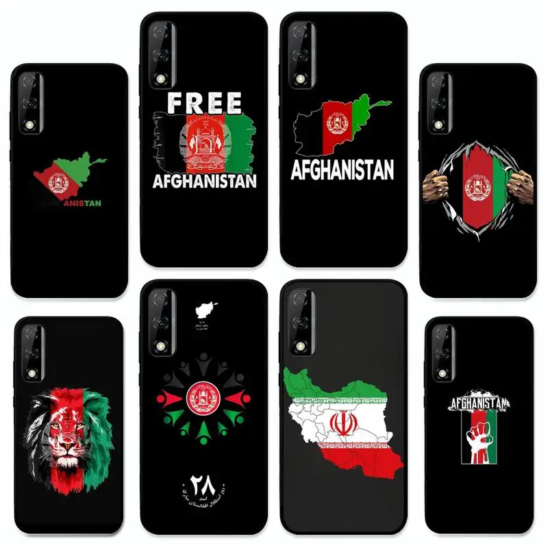 

Afghanistan Flag Phone Case for Huawei Y 6 9 7 5 8s prime 2019 2018 enjoy 7 plus