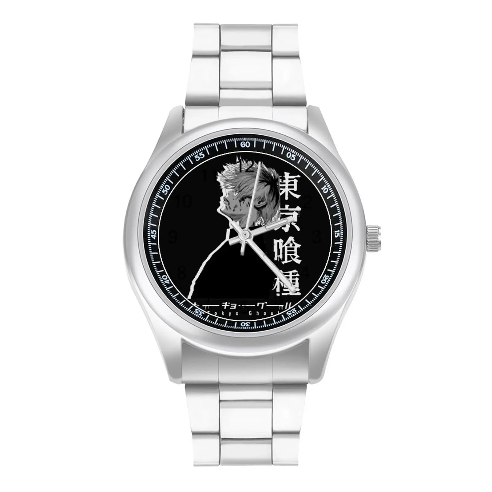 

Kaneki Ken Black Ver Quartz Watch Katjabaric Tokyo Ghoul Haise Photo Original Wrist Watch Stainless Promotion Outdoor Wristwatch