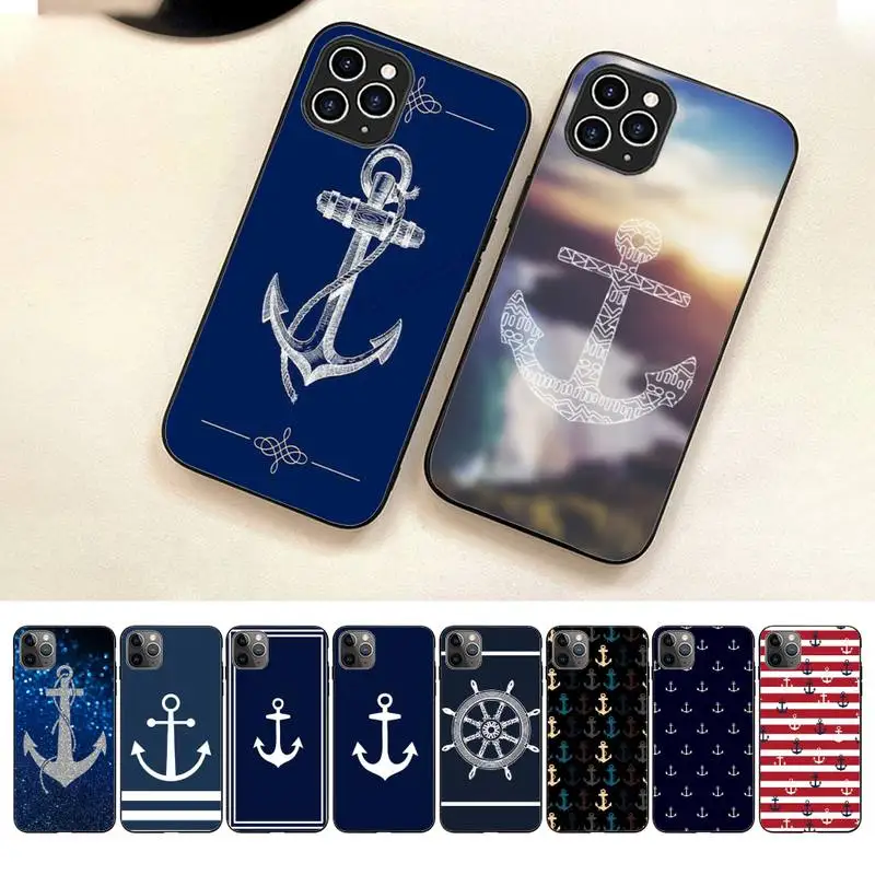 

Anchor Phone Case For Iphone 7 8 Plus X Xr Xs 11 12 13 Se2020 Mini Mobile Iphones 14 Pro Max Case