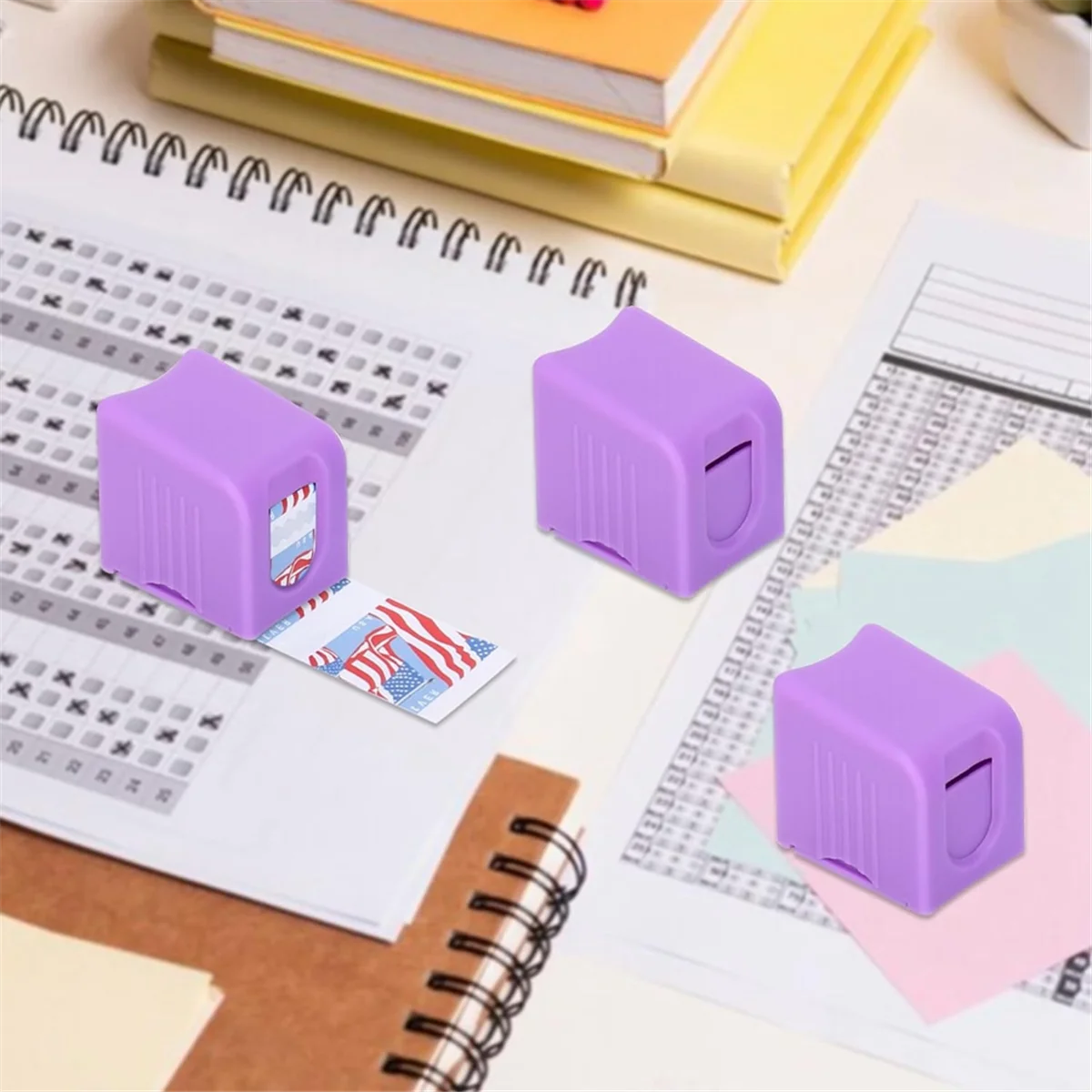 3 упаковки диспенсера почтовых штампов в рулоне из 100 расходов