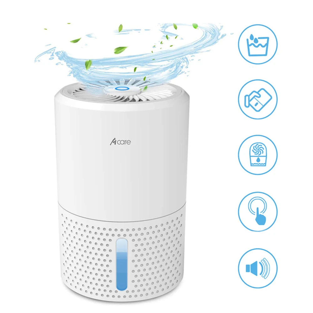 Smart Portable Air Dehumidifier Moisture Absorbers Air Dryer Quiet For Home Basement Bathroom Energy Efficient Wardrobe Dryer