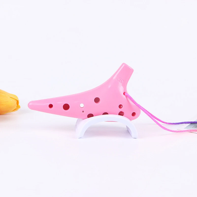 Керамическая флейта без маркировки с 12-отверстиями окарина смола пластик альт C