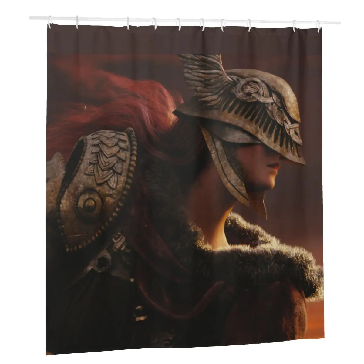 

Elden Ring Gamer Shower Curtains Bathroom Bath Curtains The Blind Valkyre Creative Curtain