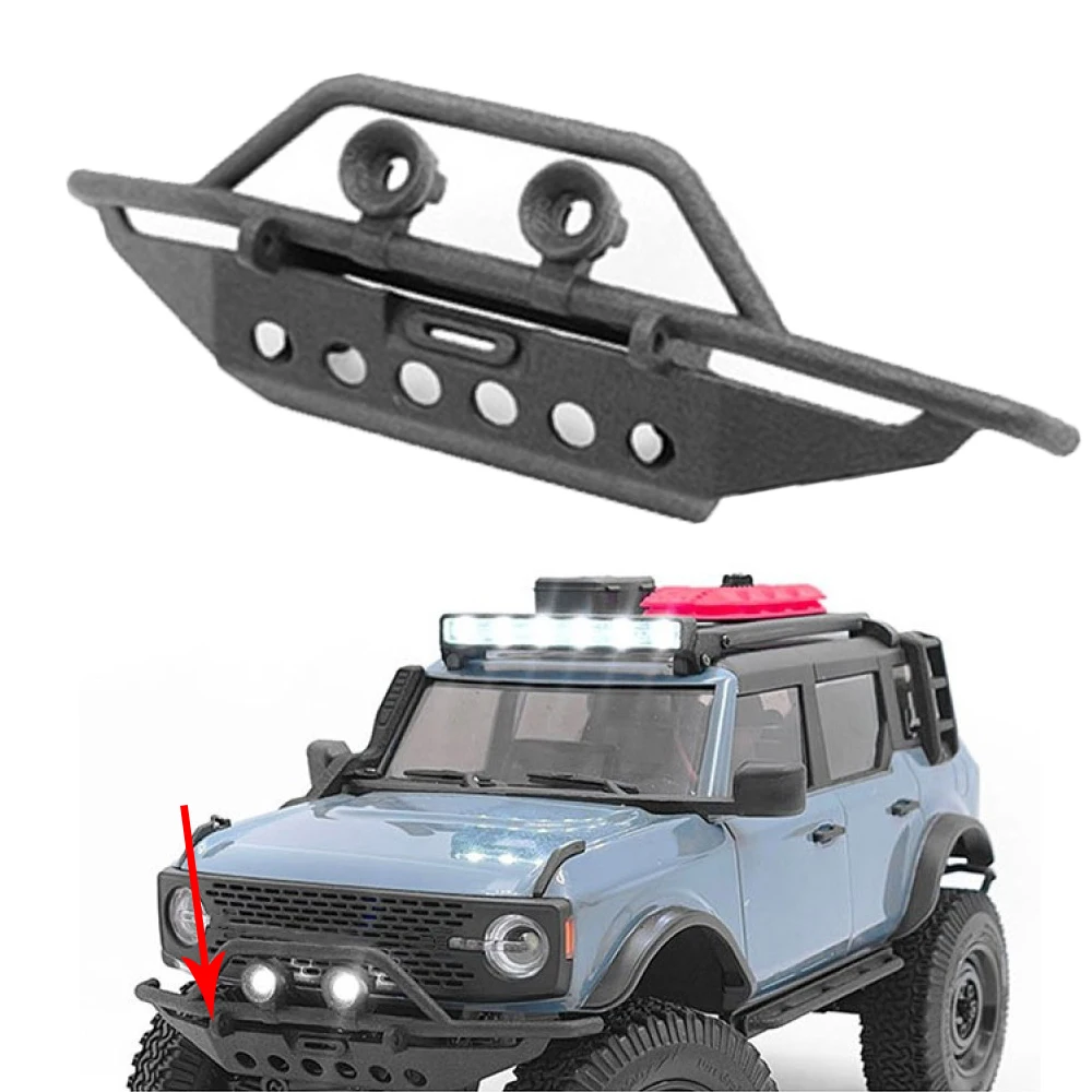 

1 шт. передний бампер для радиоуправляемого автомобиля со стандартной моделью для осевой фотобронко, детали для обновленного автомобиля, аксессуары