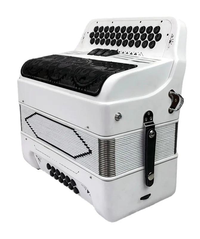 Сделано 34 клавиши 12 басов пианино аккордеон с регулируемыми ремешками сумка для