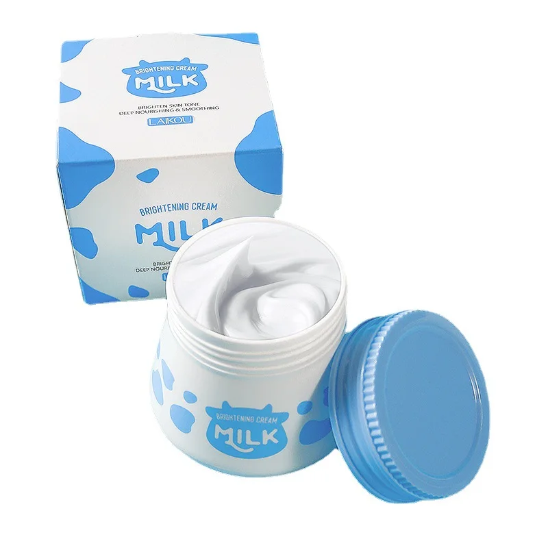 

Milk Brightening Cream Whitening Moisturizing Non-Drying 55g Facial smooth Skin Care Shrink Pores