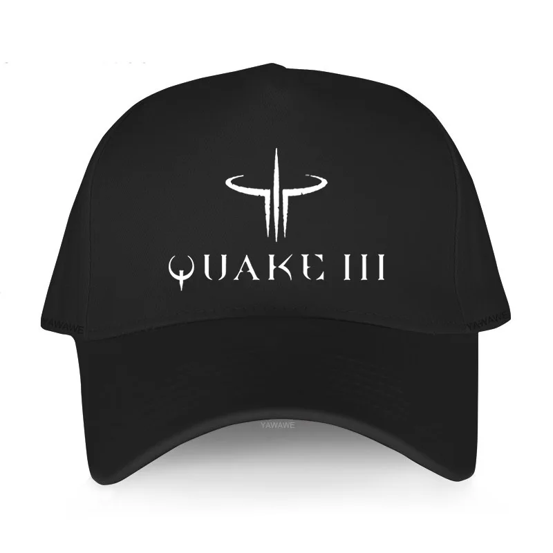 Хлопковая регулируемая бейсболка унисекс крутая новая с логотипом Quake 3 США Em1