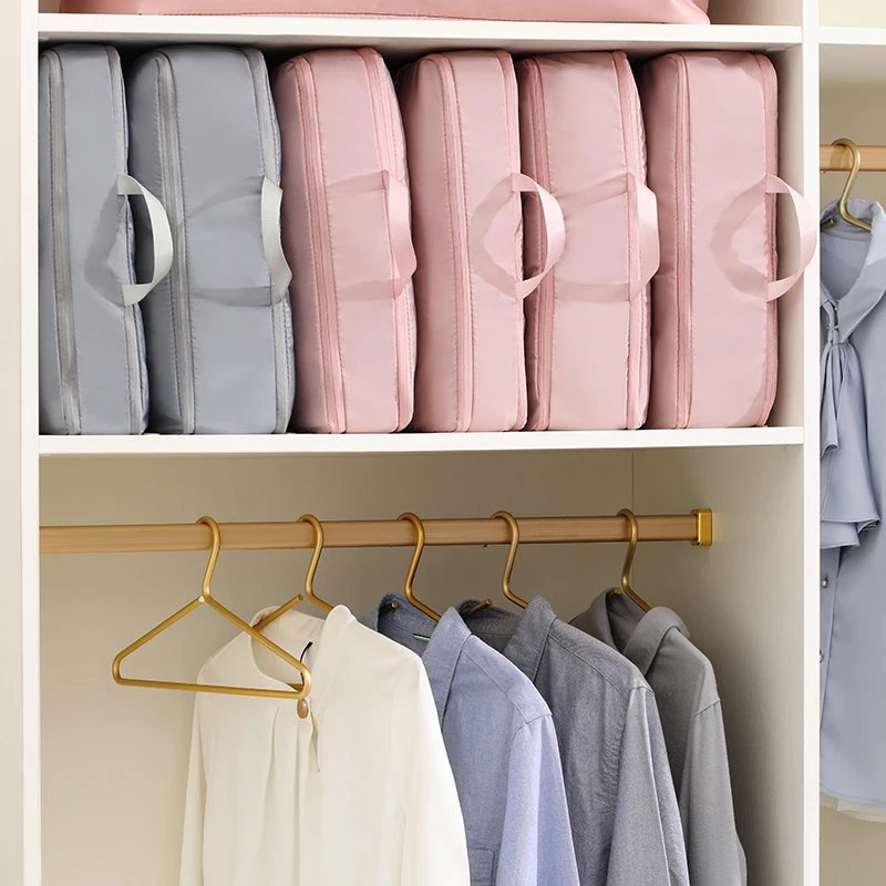 Компрессионная упаковка кубический шкаф ящик портативные пуховики