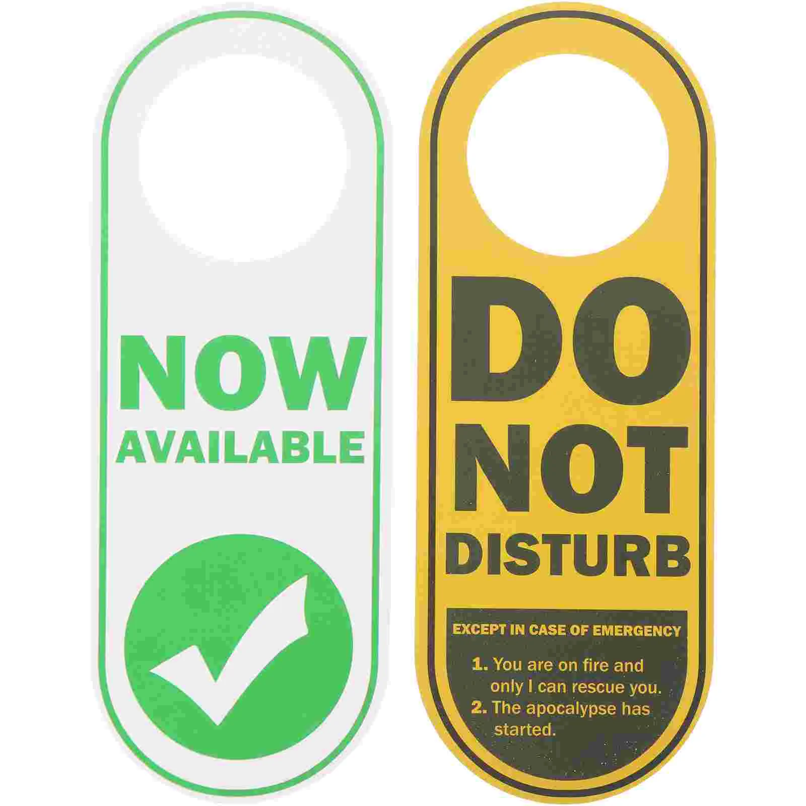 Двухсторонняя подвесная бирка из ПВХ для двери не беспокоить гостиничные